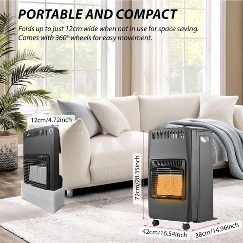 Gas heater indoor 2kw - gas,